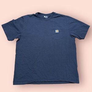 Carhartt Dark Blue Crew Neck Tee